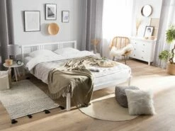 Wooden Bed White VANNES Various Sizes -Cheap Bed Linings Store undef src sa picid 750871 type color image