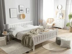 Wooden Bed White GIVERNY Various Sizes -Cheap Bed Linings Store undef src sa picid 751155 type color image