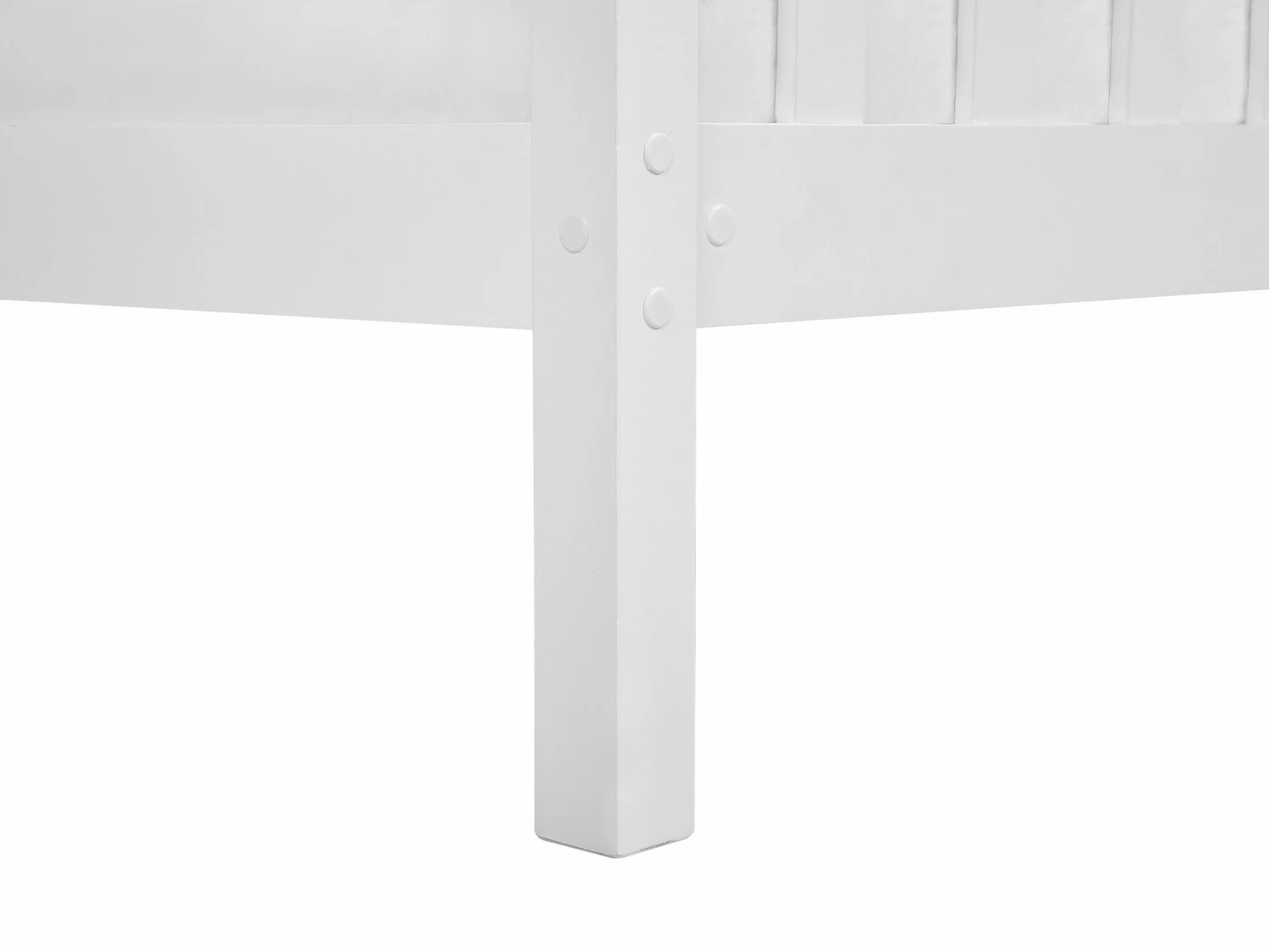 Wooden EU Single Size Bed White GIVERNY - Image 8