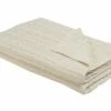 Cotton Blanket 110 X 180 Cm Beige ANAMUR