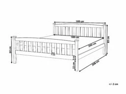Wooden Bed White GIVERNY Various Sizes -Cheap Bed Linings Store undef src sa picid 753584 type whitesh image