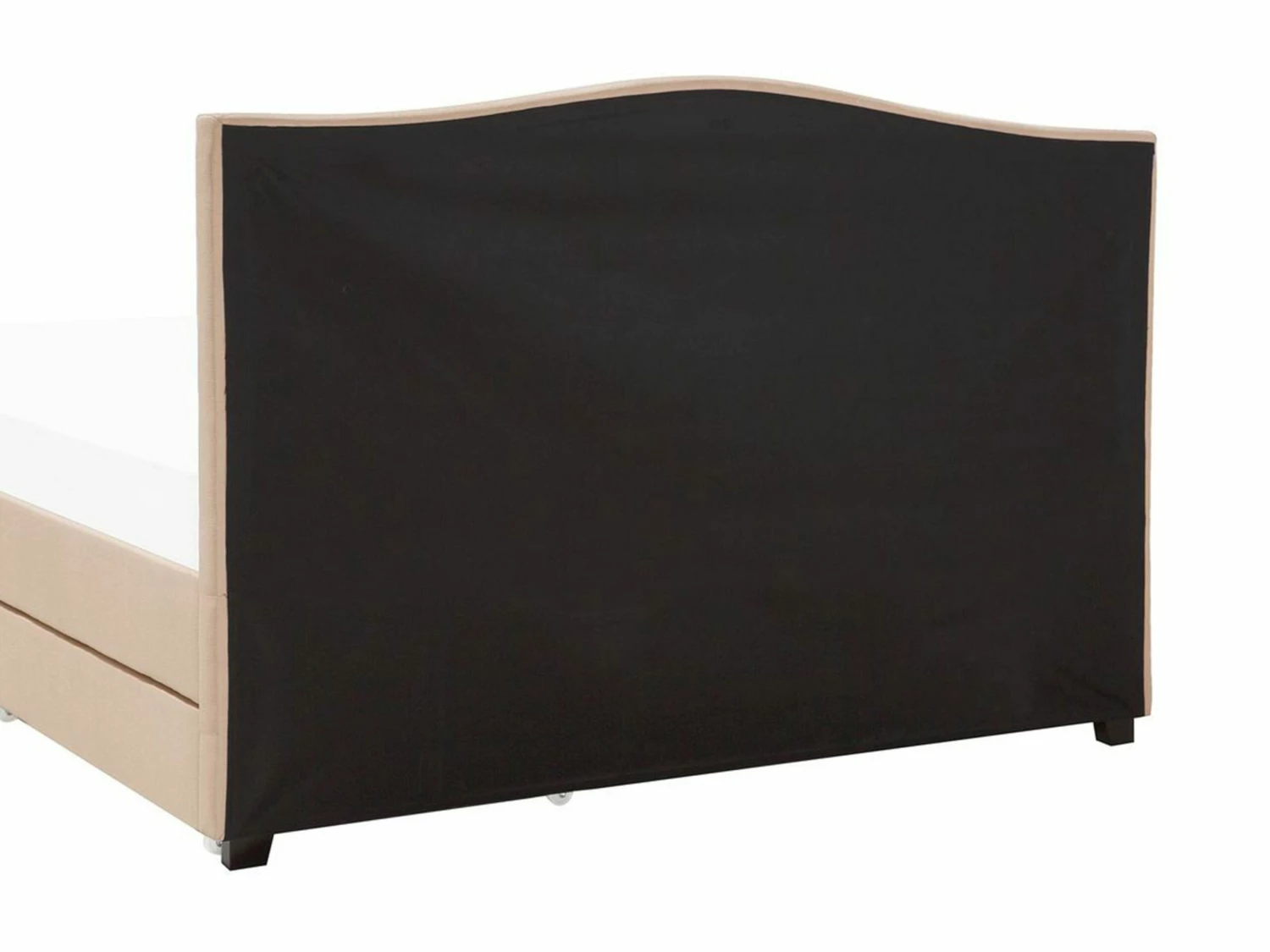 Fabric Bed With Storge Beige MONTPELLIER Various Sizes - Image 7