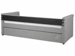 Fabric EU Single Trundle Bed Light Grey LIBOURNE -Cheap Bed Linings Store undef src sa picid 759994 type whitesh image