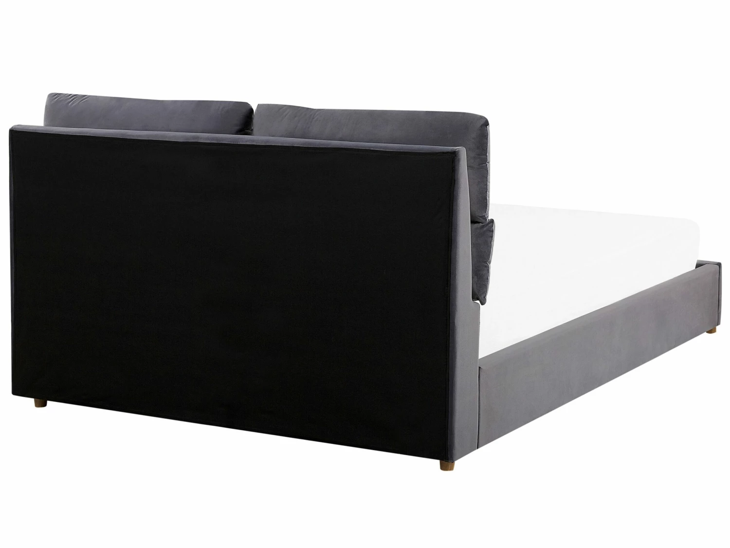 Velvet Ottoman Bed Grey BATILLY Various Sizes 5 Velvet Ottoman Bed Grey BATILLY Various Sizes - Image 5