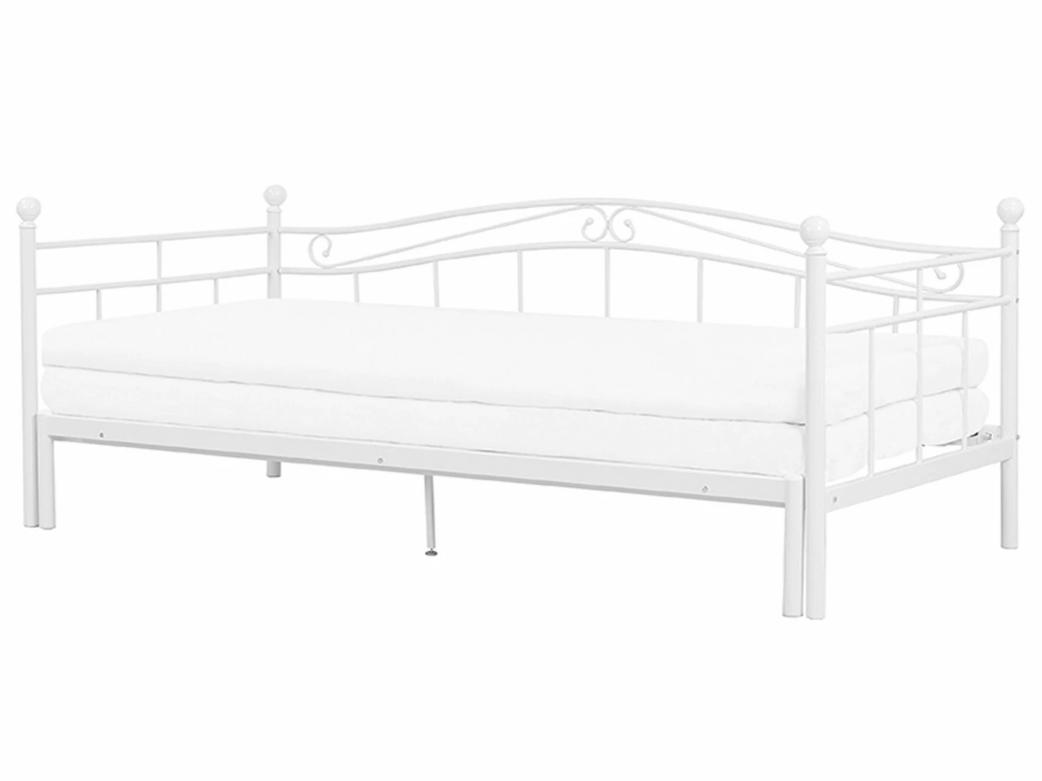 EU Single To King Size Daybed White TULLE - Image 7