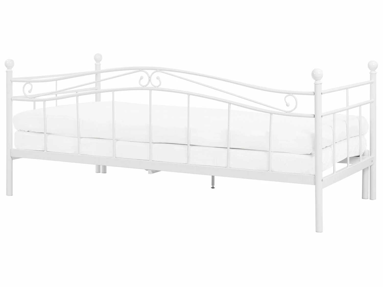 EU Single To King Size Daybed White TULLE - Image 9