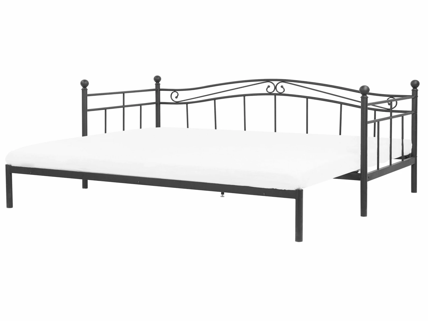 EU Single To King Size Daybed Black TULLE