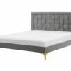Velvet Bed Grey LIMOUX Various Sizes