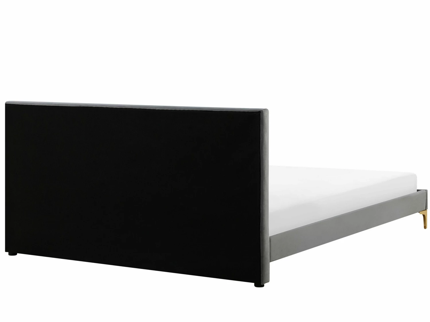 Velvet Bed Grey LIMOUX Various Sizes 4 Velvet Bed Grey LIMOUX Various Sizes - Image 4