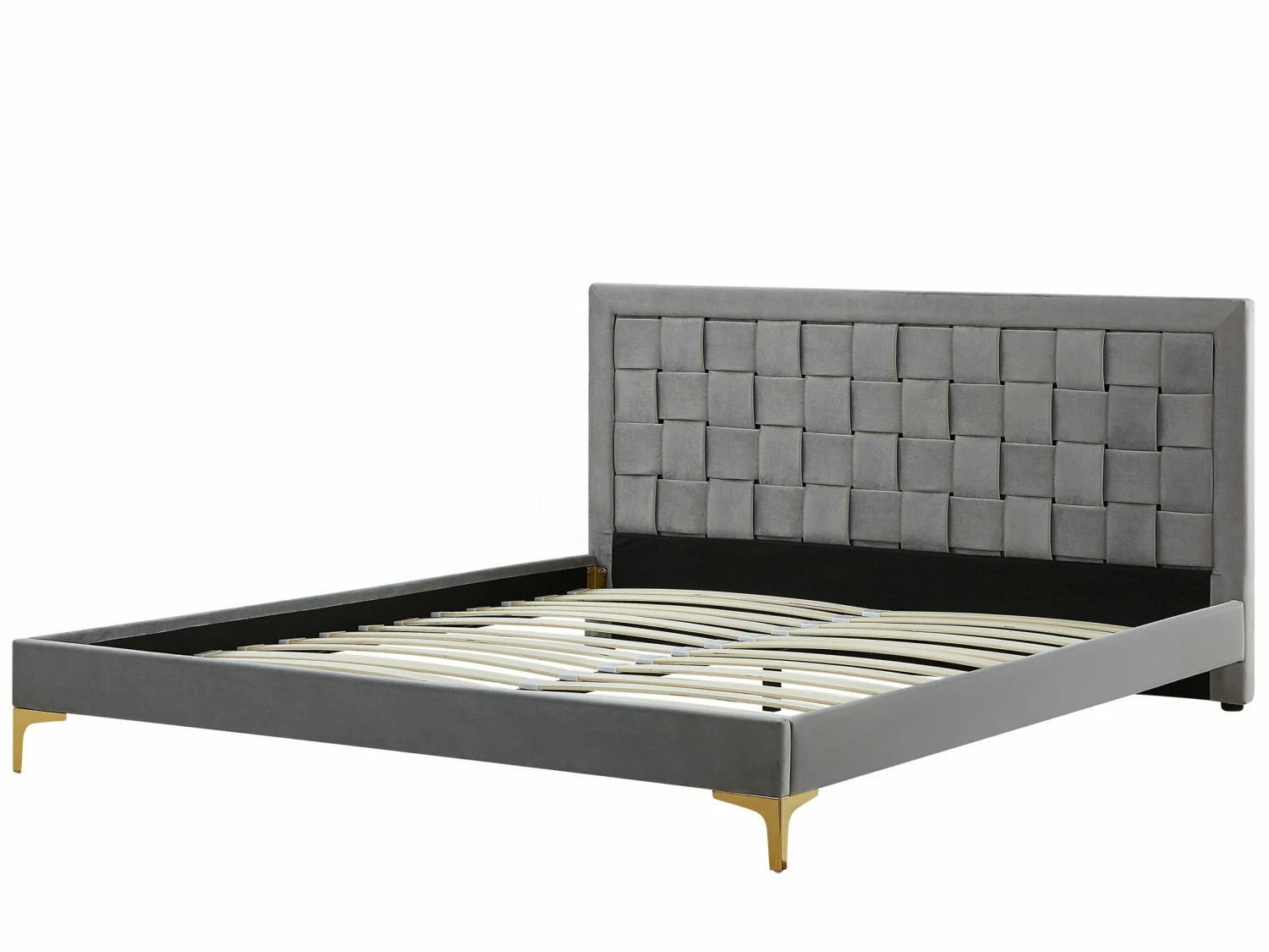 Velvet Bed Grey LIMOUX Various Sizes 5 Velvet Bed Grey LIMOUX Various Sizes - Image 5