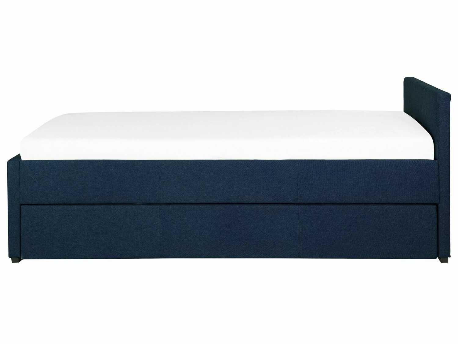Fabric EU Small Single Trundle Bed Blue MARMANDE - Image 6