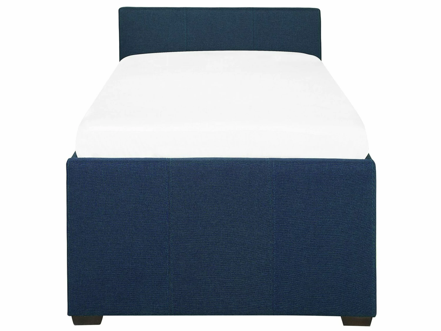 Fabric EU Small Single Trundle Bed Blue MARMANDE - Image 7