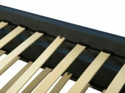 Fabric EU Small Single Trundle Bed Blue MARMANDE -Cheap Bed Linings Store undef src sa picid 770386 type whitesh image