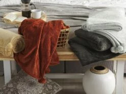 Blanket Golden Brown SAITLER Various Sizes -Cheap Bed Linings Store undef src sa picid 770475 type color image