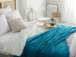 Blanket Sea Blue SAITLER Various Sizes 9 Blanket Sea Blue SAITLER Various Sizes -Cheap Bed Linings Store undef src sa picid 770494 type color image