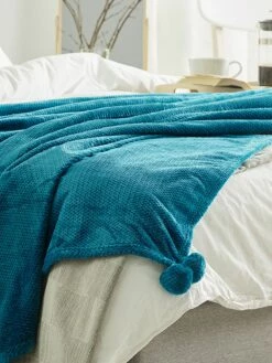 Blanket Sea Blue SAITLER Various Sizes 12 Blanket Sea Blue SAITLER Various Sizes -Cheap Bed Linings Store undef src sa picid 770496 type whitesh image