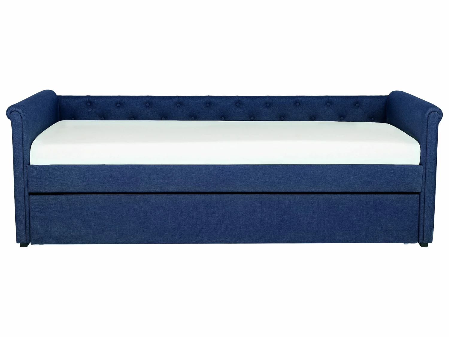 Fabric EU Small Single Trundle Bed Blue LIBOURNE - Image 7