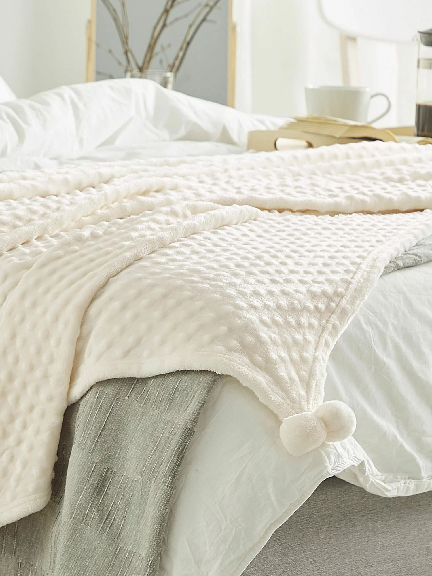 Blanket Cream SAMUR Various Sizes - Image 7