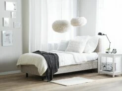 Fabric EU Small Single Adjustable Bed Beige DUKE -Cheap Bed Linings Store undef src sa picid 771755 type whitesh image