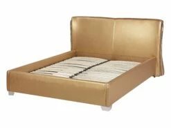 Leather Bed With LED Gold PARIS Various Sizes -Cheap Bed Linings Store undef src sa picid 772071 type whitesh image
