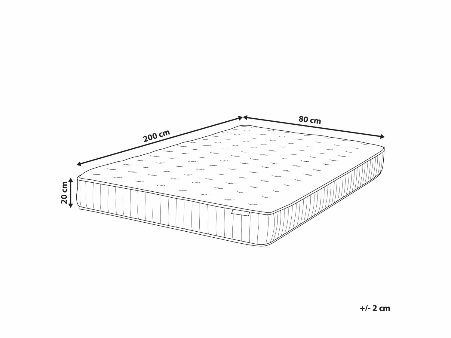 Pocket Spring Mattress Firm DREAM Various Sizes 9 Pocket Spring Mattress Firm DREAM Various Sizes - Image 9