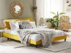 Velvet Bed Yellow FITOU Various Sizes -Cheap Bed Linings Store undef src sa picid 777136 type color image
