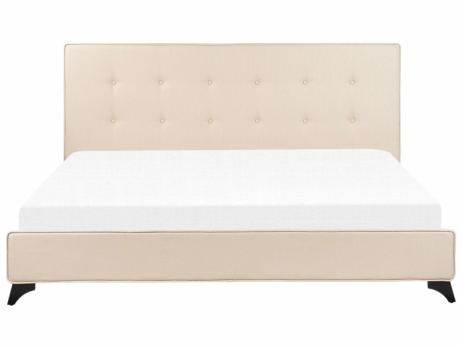 Fabric Bed Beige AMBASSADOR Various Sizes - Image 4