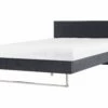 Velvet Bed Grey BELLOU Various Sizes