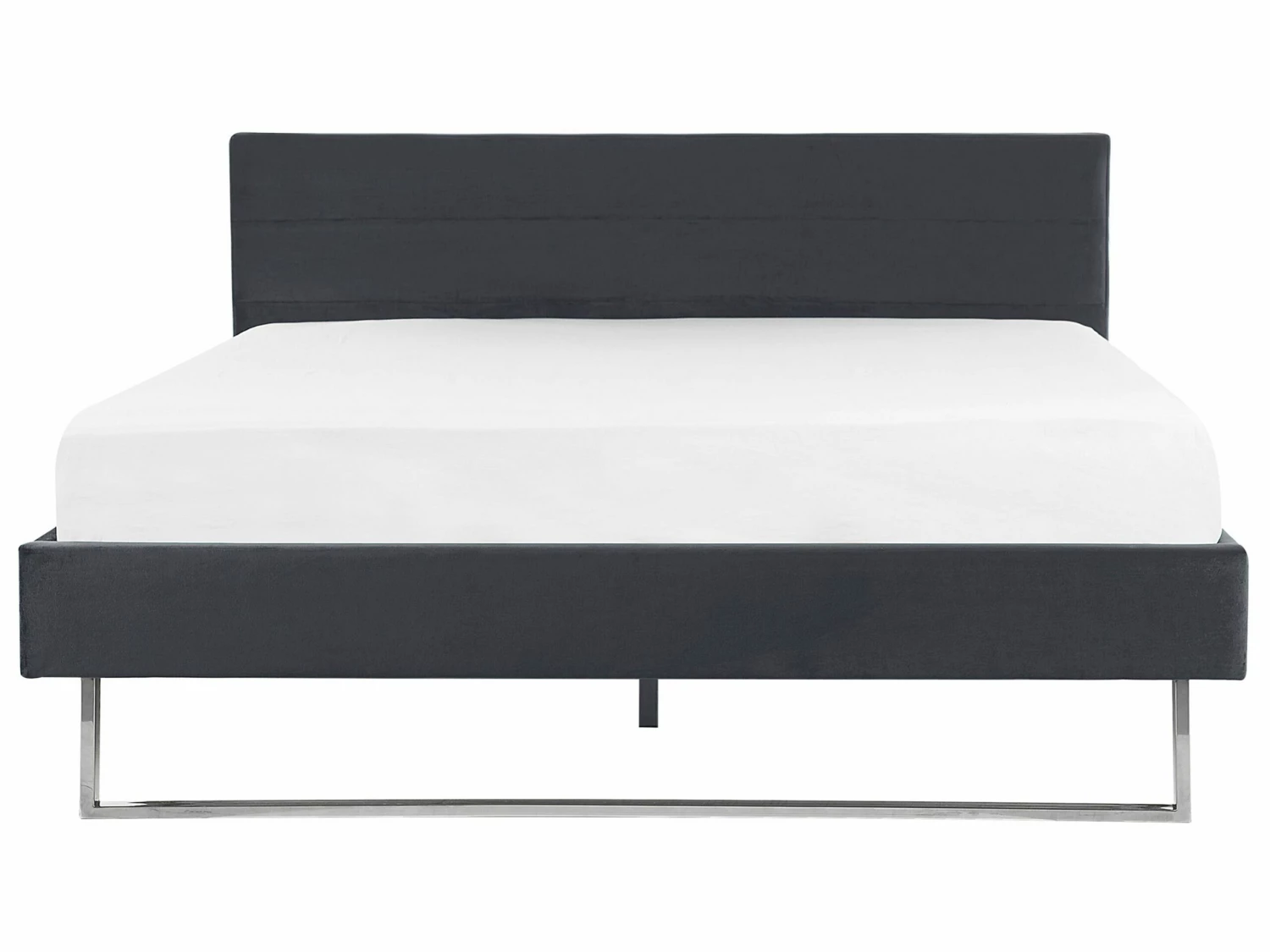 Velvet Bed Grey BELLOU Various Sizes - Image 4