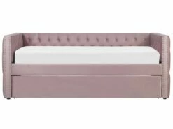 Velvet EU Single Trundle Bed Pink GASSIN 18 Velvet EU Single Trundle Bed Pink GASSIN -Cheap Bed Linings Store undef src sa picid 779268 type whitesh image