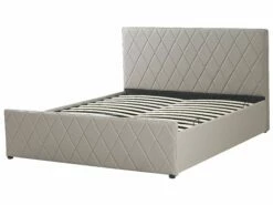 Faux Leather Ottoman Bed Taupe ROCHEFORT Various Sizes -Cheap Bed Linings Store undef src sa picid 786493 type whitesh image