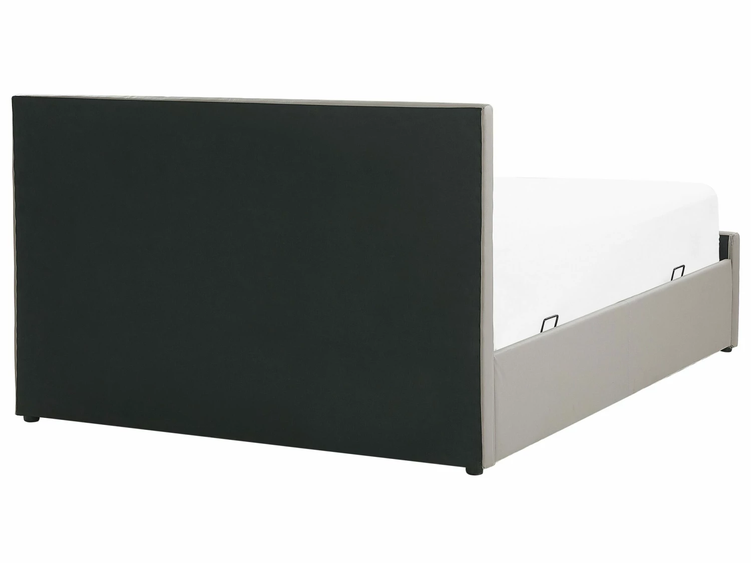 Faux Leather Ottoman Bed Taupe ROCHEFORT Various Sizes - Image 9