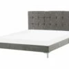 Velvet Bed Grey AMBERT Various Sizes