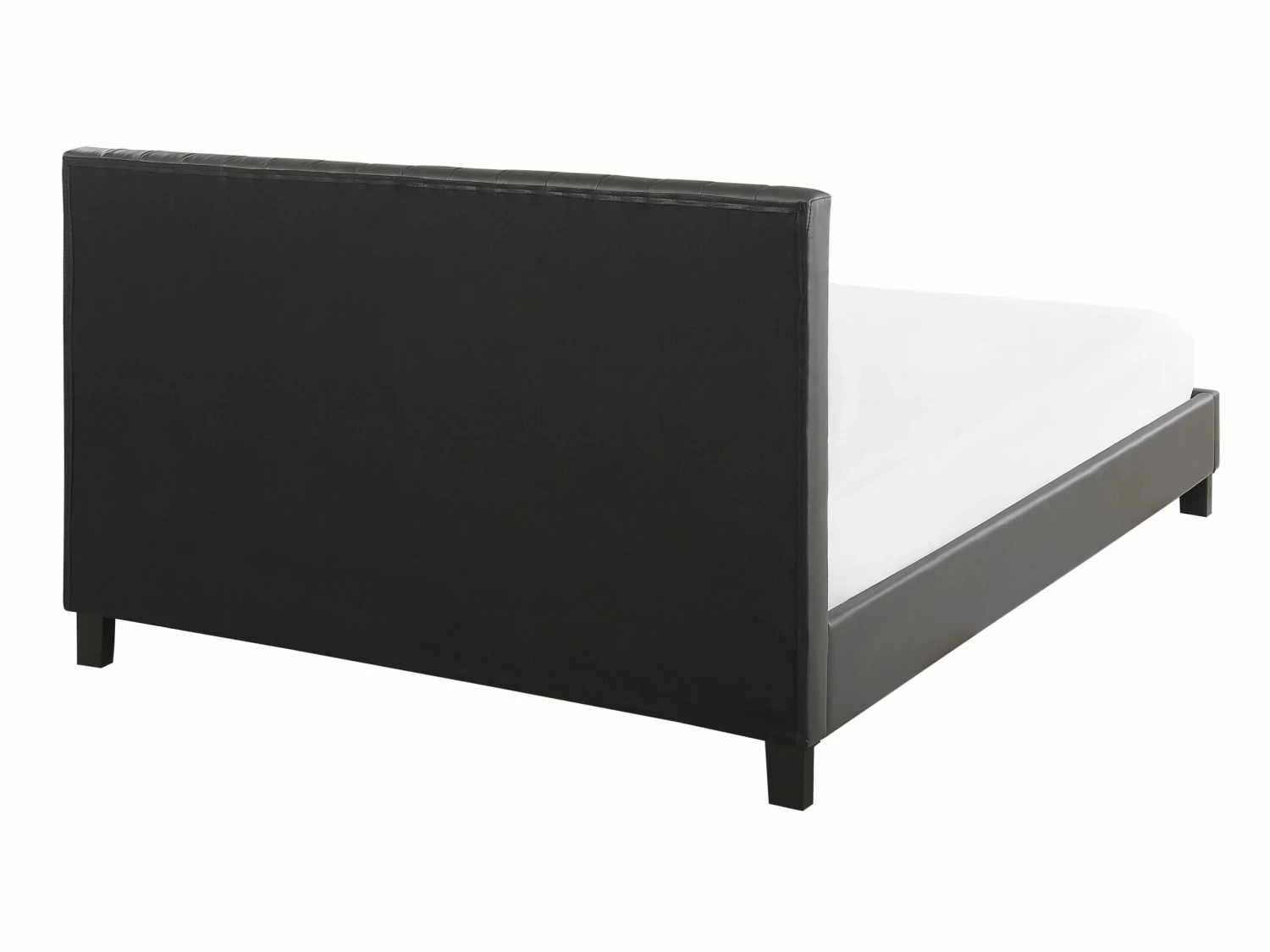 Faux Leather Bed Grey POITIERS Various Sizes - Image 4