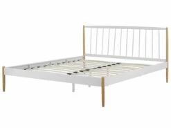 Metal Bed White MAURS Various Sizes -Cheap Bed Linings Store undef src sa picid 794549 type whitesh image