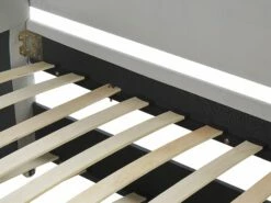 Velvet EU Single Trundle Bed Light Grey TROYES -Cheap Bed Linings Store undef src sa picid 794932 type whitesh image