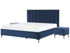 Cheap Bed Linings Store 36 3 Piece Bedroom Set Velvet Blue SEZANNE Various Sizes