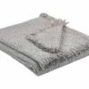 Cotton Blanket 124 X 160 Cm Grey KAVAKLAR