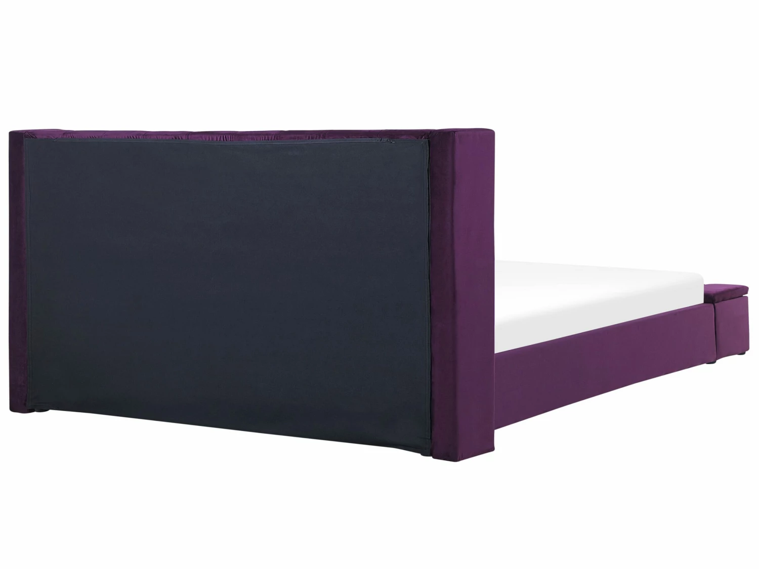 Velvet Bed With Storage Bench Purple NOYERS Various Sizes - Image 7