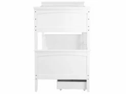 Wooden EU Single Size Bunk Bed With Storage White RADON -Cheap Bed Linings Store undef src sa picid 797251 type whitesh image
