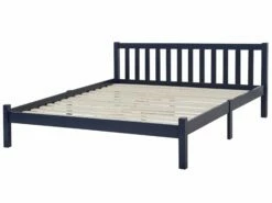 Wooden Bed Navy Blue FLORAC Various Sizes -Cheap Bed Linings Store undef src sa picid 797896 type whitesh image