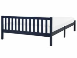 Wooden Bed Navy Blue FLORAC Various Sizes -Cheap Bed Linings Store undef src sa picid 797899 type whitesh image