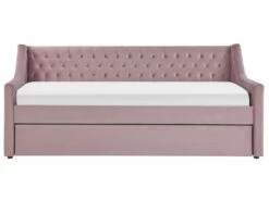 Velvet EU Single Trundle Bed Pink MONTARGIS 16 Velvet EU Single Trundle Bed Pink MONTARGIS -Cheap Bed Linings Store undef src sa picid 798316 type whitesh image