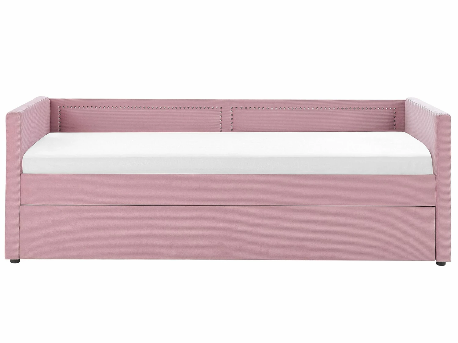 Velvet EU Single Trundle Bed Pink MIMIZAN 9 Velvet EU Single Trundle Bed Pink MIMIZAN - Image 9