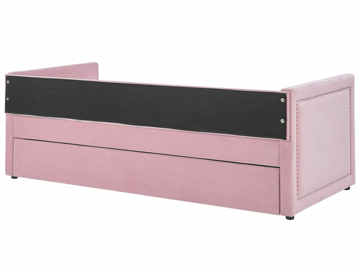 Velvet EU Single Trundle Bed Pink MIMIZAN 10 Velvet EU Single Trundle Bed Pink MIMIZAN - Image 10