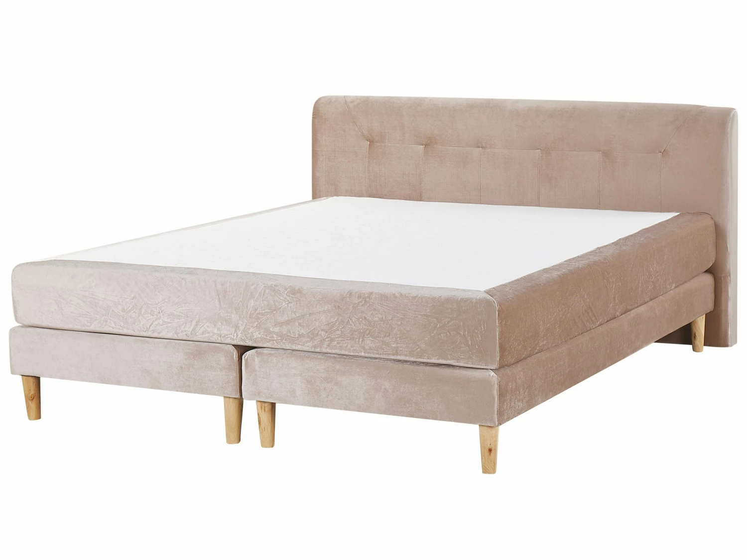 Velvet Divan Bed Beige MARQUISE Various Sizes
