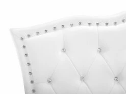 Faux Leather EU Single Size Bed White METZ 18 Faux Leather EU Single Size Bed White METZ -Cheap Bed Linings Store undef src sa picid 798654 type whitesh image