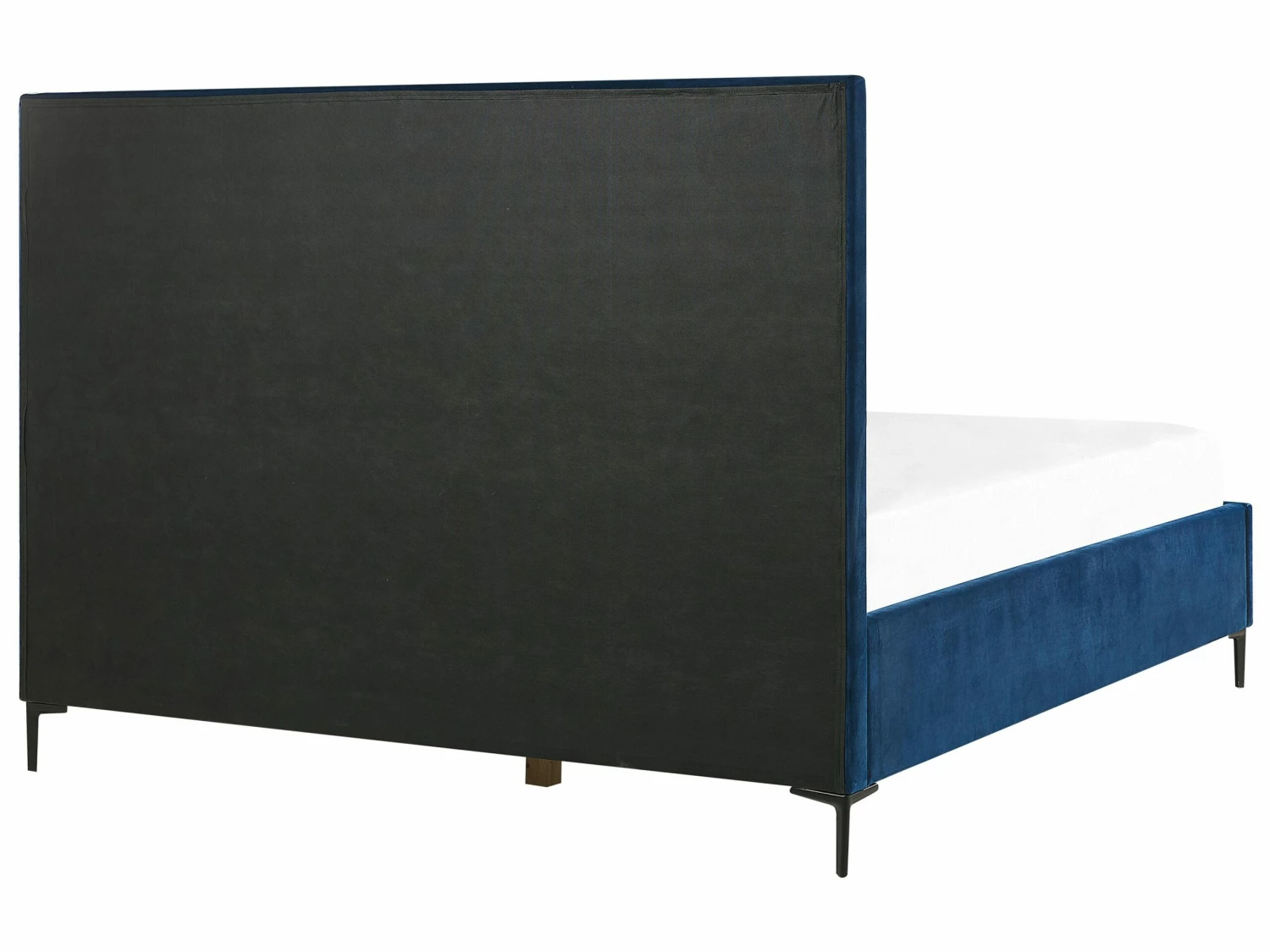 Velvet Ottoman Bed Blue SEZANNE Various Sizes - Image 6