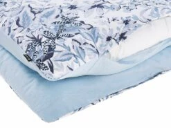 Cotton Duvet Cover Set Floral Pattern White And Blue BALLARD Various Sizes -Cheap Bed Linings Store undef src sa picid 803073 type whitesh image
