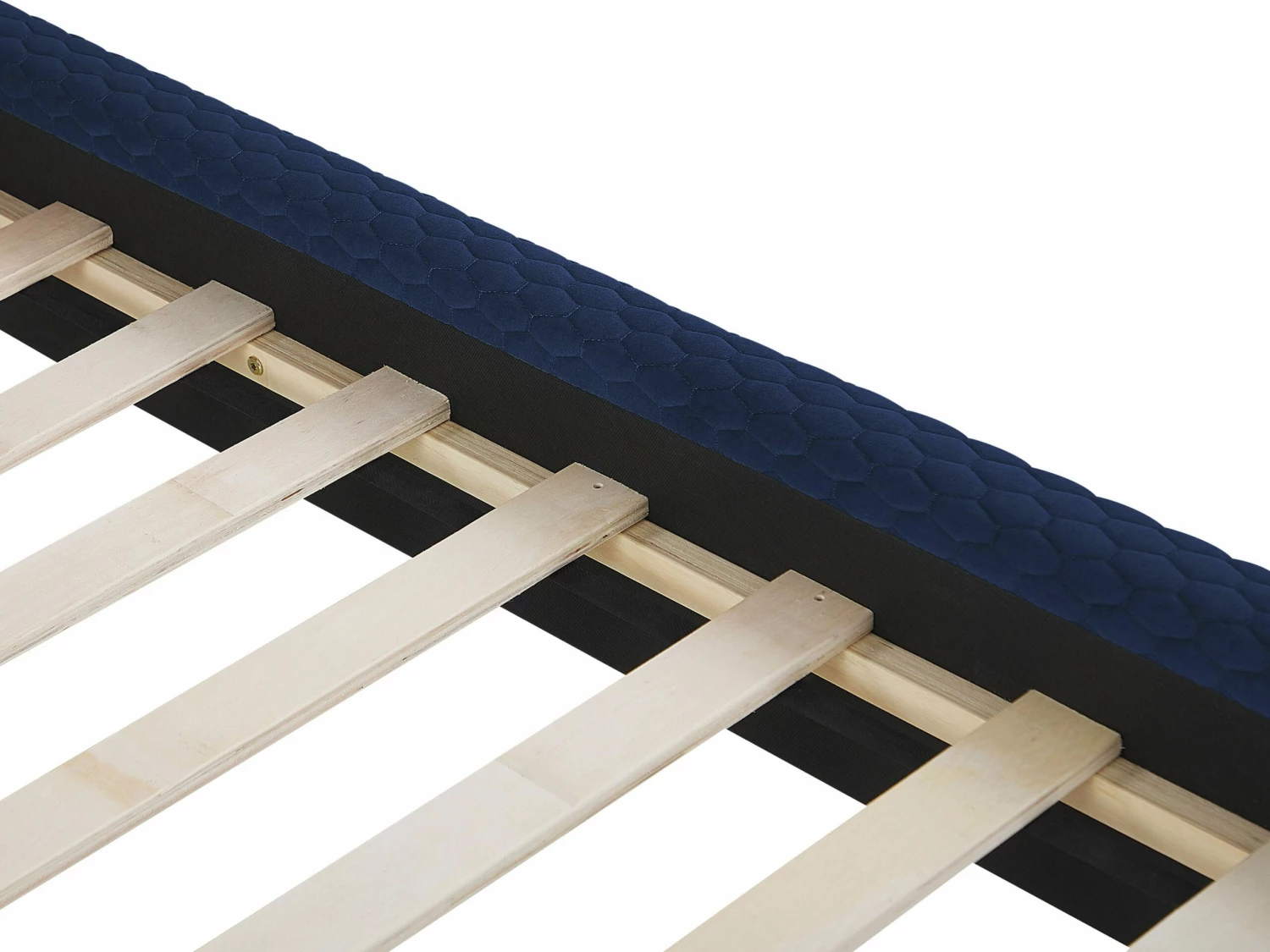 Velvet Bed Navy Blue BAYONNE Various Sizes - Image 7